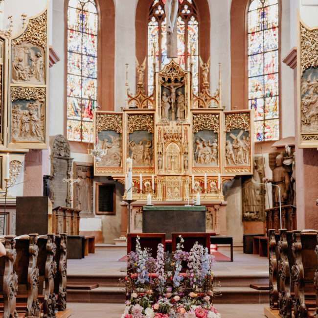 Kirchliche Hochzeit Frankfurt Hochzeitsdekoration